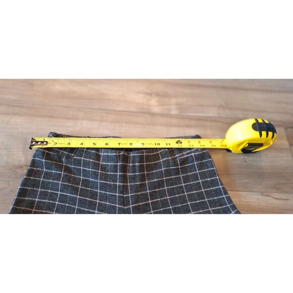 J. Jill Black Check Pleated Full Leg Cropped Ponte Pant Size XS - Picture 10 of 13